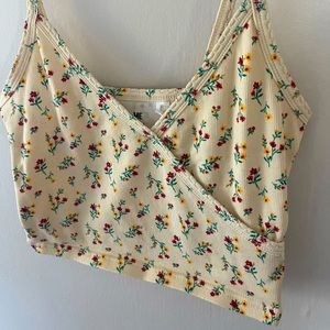 Yellow Floral Tank